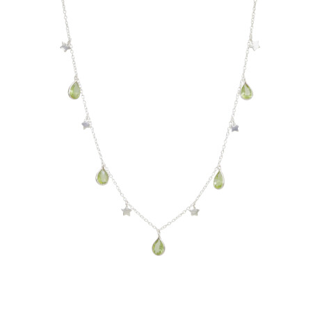 Cadena Karvik Peridoto Plata 925 0