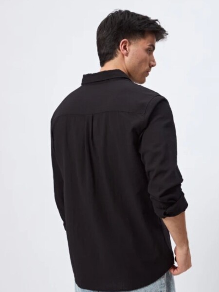 CAMISA N. SAILS 10702 M.L faro NEGRO
