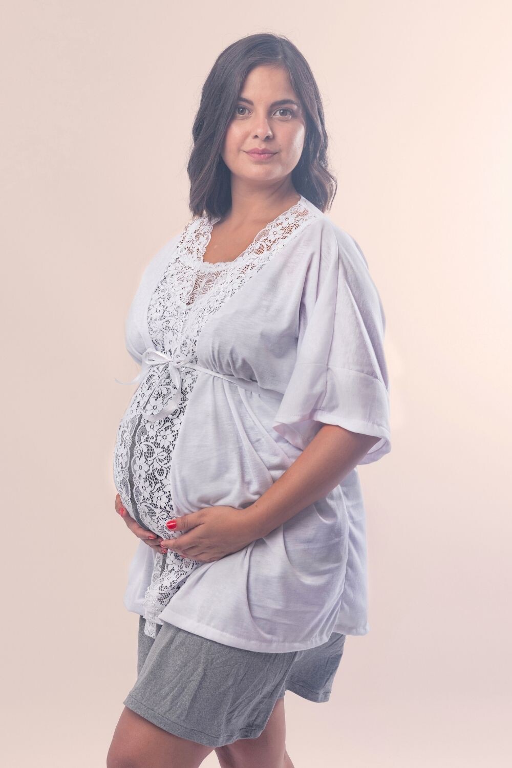 Bata Larga Tamara Blanco