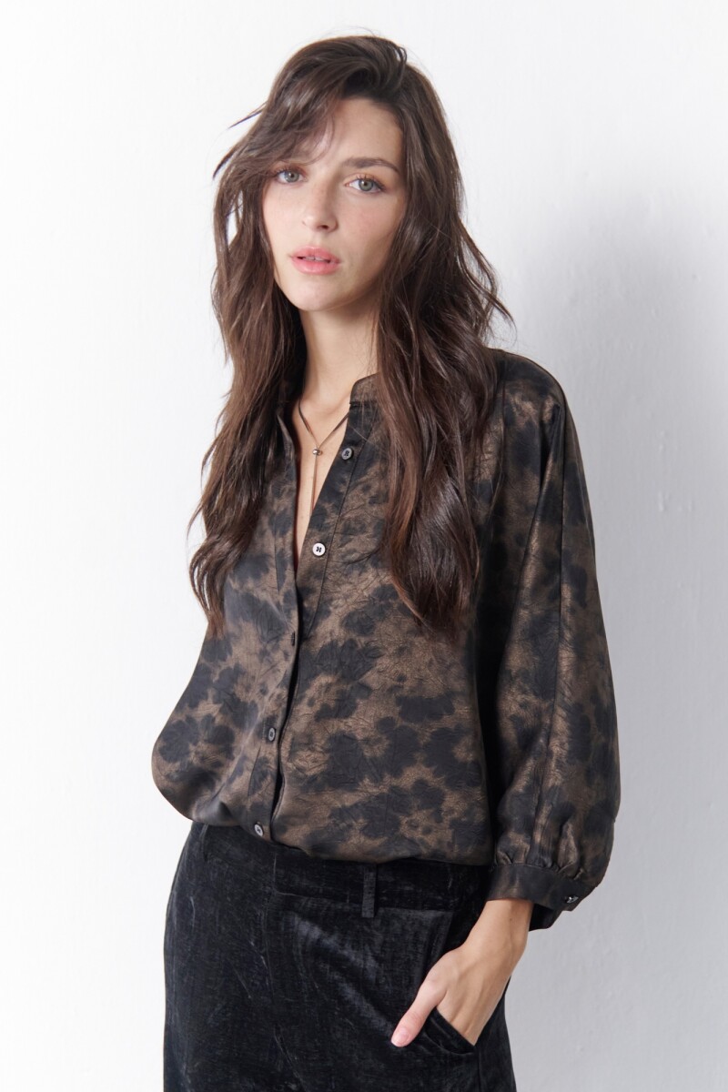 CAMISA MADISON COBRE CHOCOLATE