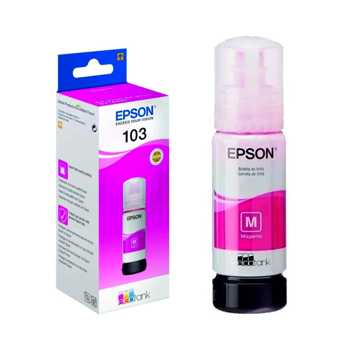 Botella de Tinta Epson 103 Ecotank 65ML - MAGENTA 