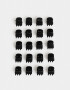 Broches Sets En bolsita Set De Mini Broches - Negro