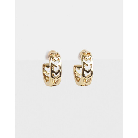 Argollas Bañadas En Oro Dorado