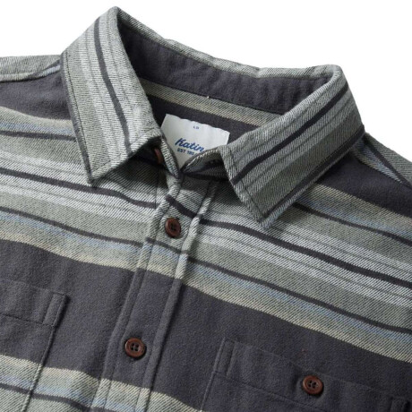 Camisa ML Katin Sierra Flannel Black Wash