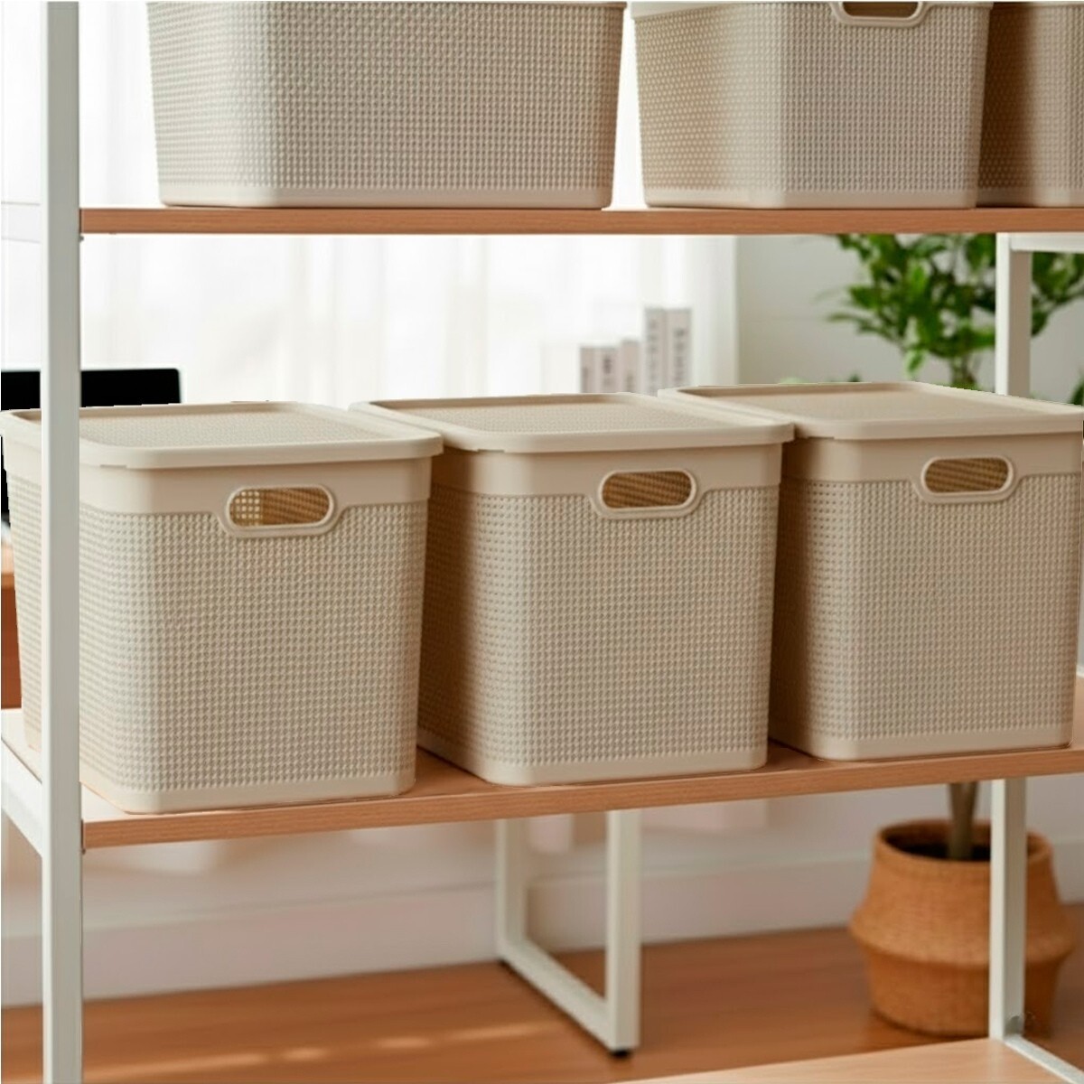 Set x3 Caja simil ratán 40 lts - ARENA 