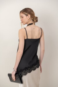 MUSCULOSA DESTELLO Negro