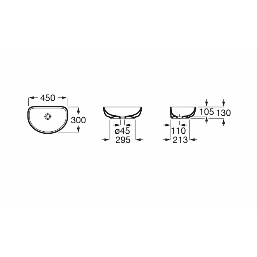 Lavatorio de Apoyo Óptica Café Mate Lavatorio de Apoyo Óptica Café Mate