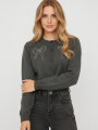 Cardigan Omiria Gris Melange Oscuro