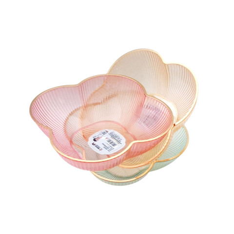 Bowl plástico color transparente 3 colores Bowl Plástico Color Transparente 3 Colores