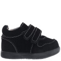 Zapatos de Niño Croco Kids TEO con doble velcro Negro