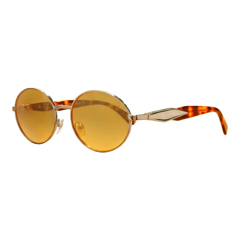 Lentes de Sol Chilli Beans Zaragoza Dorado - Amarillo