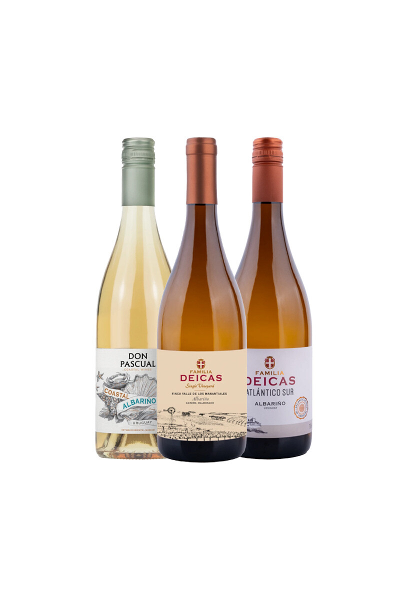 Pack Selección Variedades Protagonistas x3 Albariños 