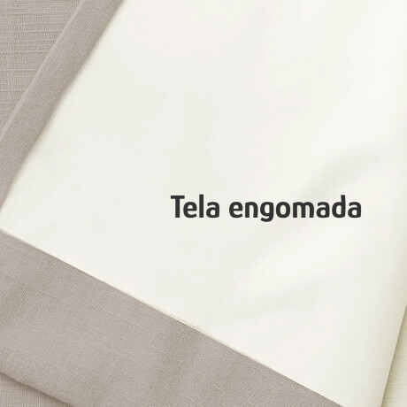 Set x2 Cortina Blackout 140x230 Cm Living Dormitorio Gris Gaspeado Claro