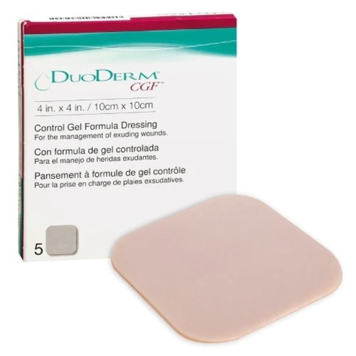 APOSITOS PARA HERIDAS DUO DERM CGF 5 UNIDADES 