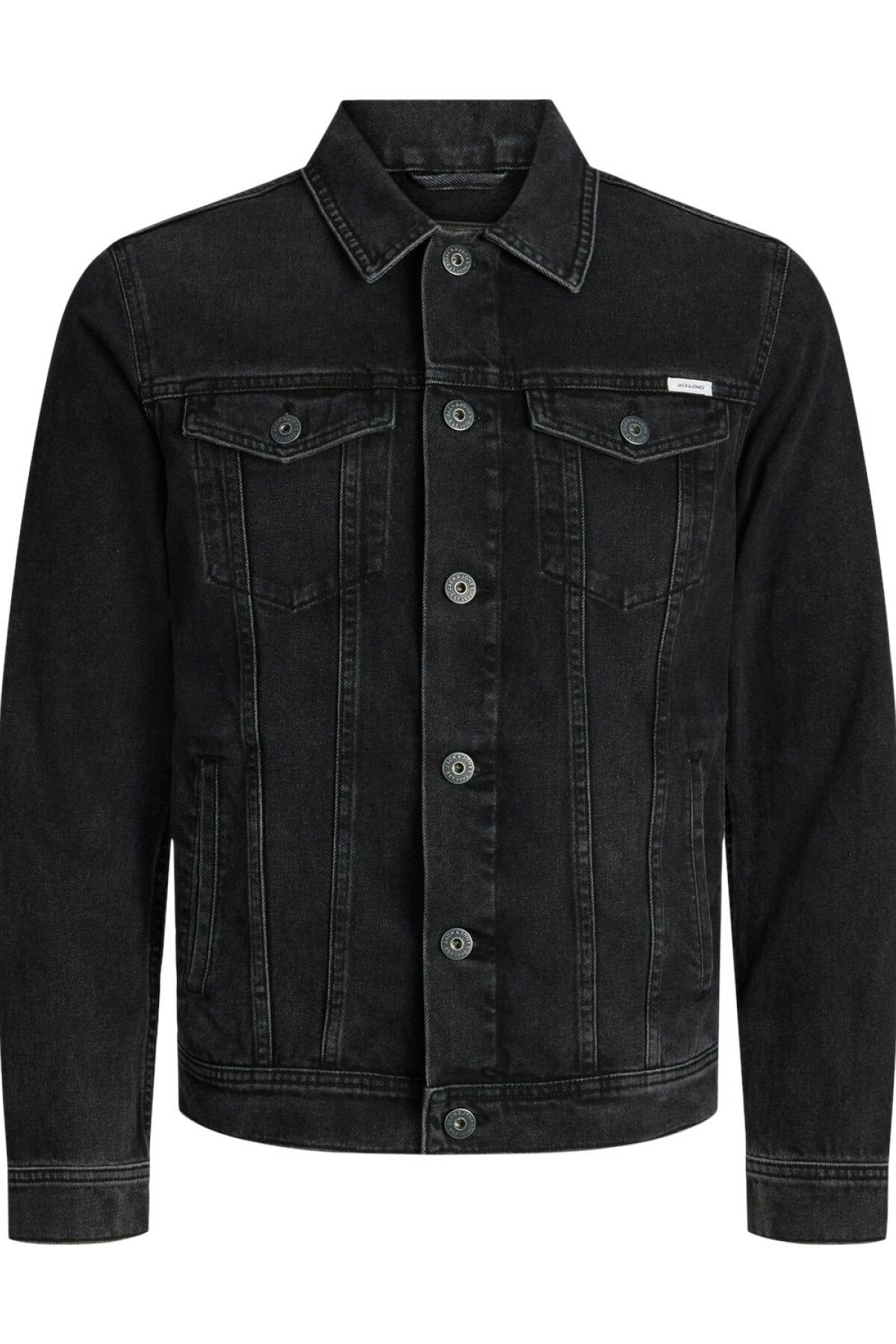 Chaqueta De Jean Black Denim