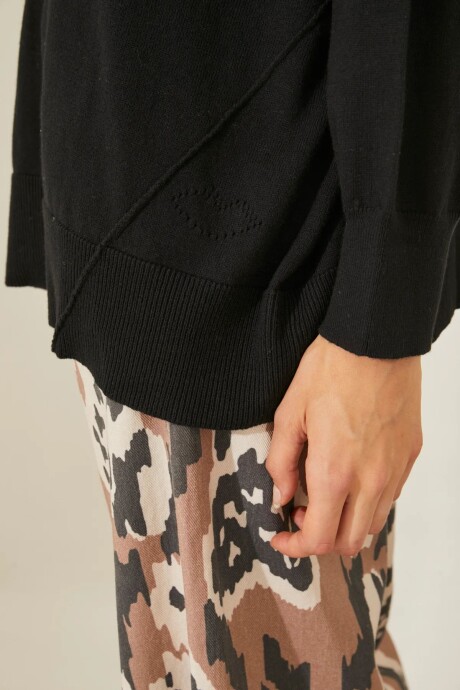 POLERA MALENA NEGRO