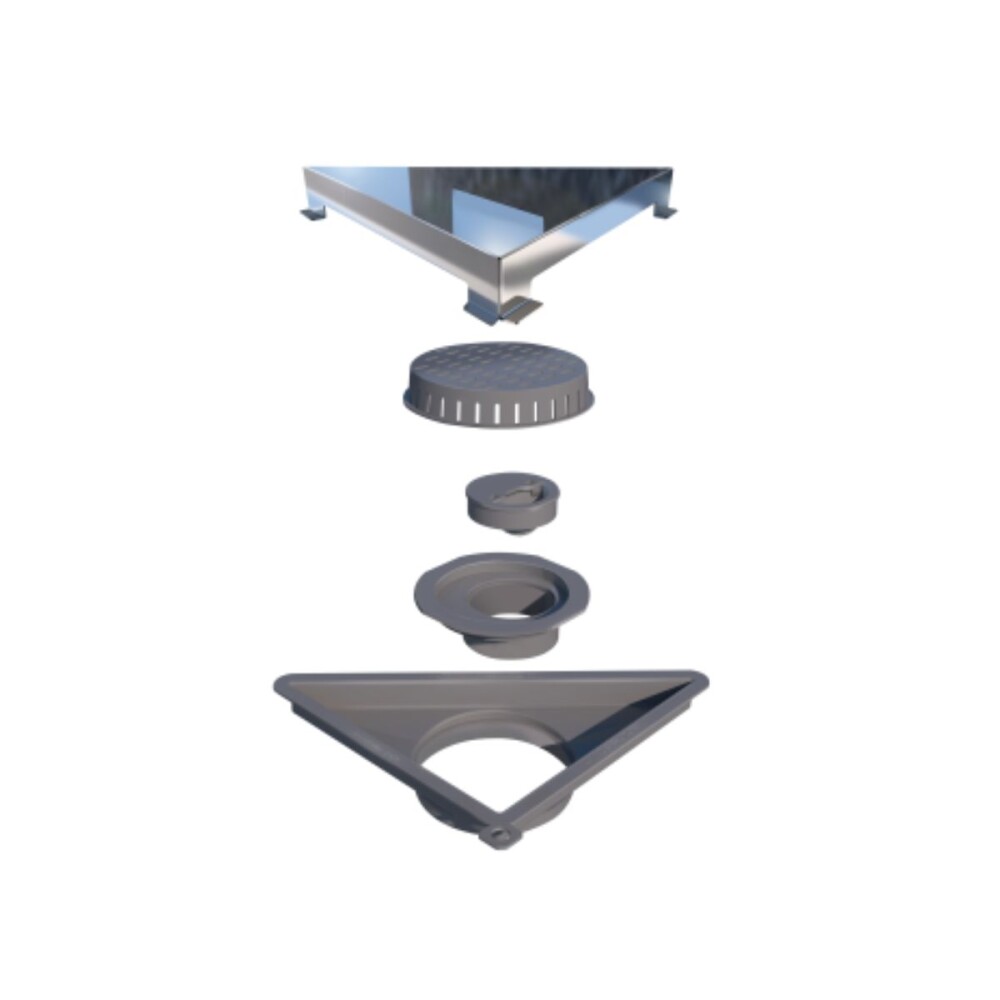 ELLEVE Receptaculo tapa inox pulido Vertex Elleve Receptaculo Tapa Inox Pulido Vertex