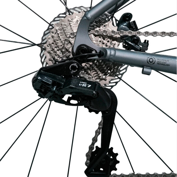 Bicicleta De Ruta Java Gravel Idra 24v Con Cambios Electrónicos NEGRO