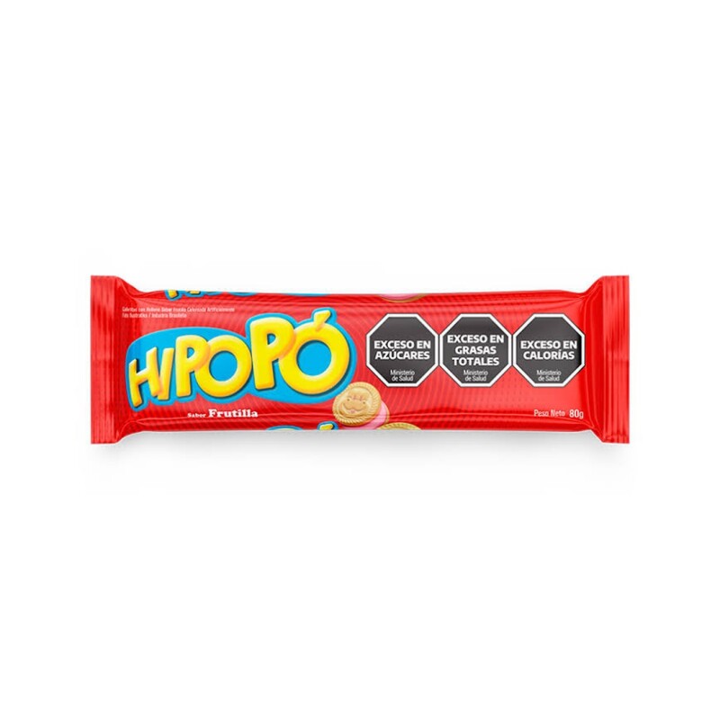 HIPOPO RELLENA 80G FRUTILLA Hipopo Rellena 80g Frutilla