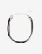 Collares Cortos Color Collares Cortos Black - Plateado Rodio