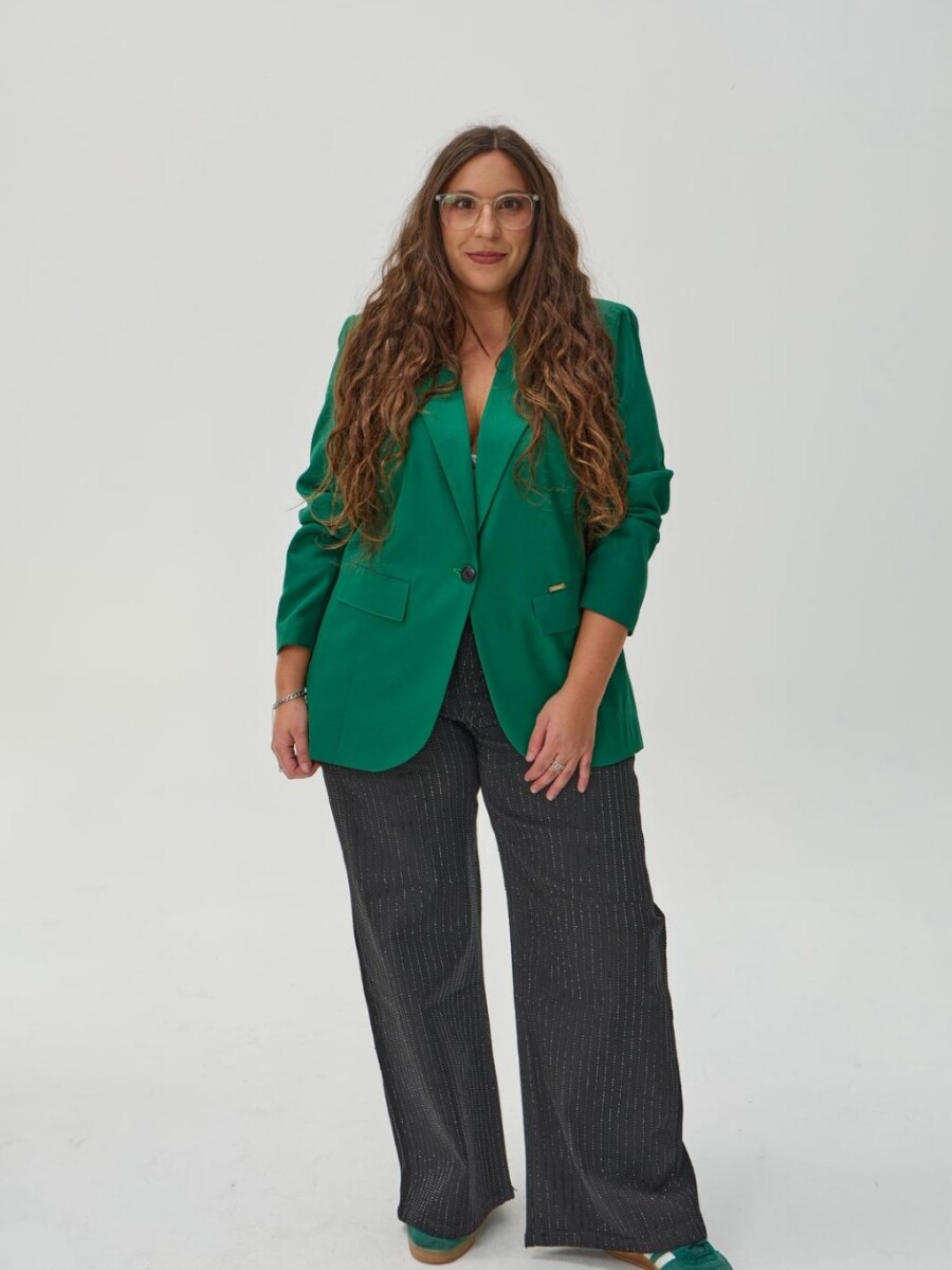 Blazer Tiburcio Verde oscuro