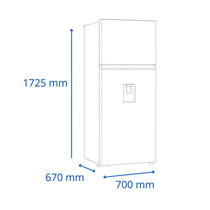REFRIGERADOR JAMES RJ 571 Inox. Inverter c/DISPENSADOR 407L N/A