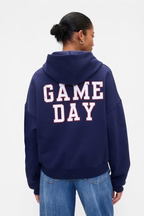 Canguro Logo Gap Mujer Navy Uniform