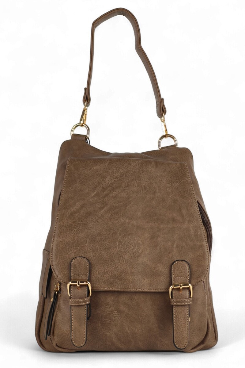 Mochila cartera Marrón