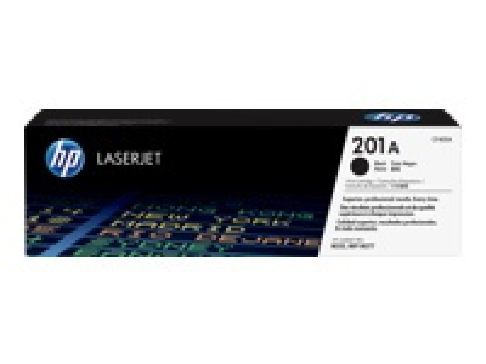 HP 201A - Negro - original - LaserJet - cartucho de tóner (CF400A) - para Color LaserJet Pro M252dn, M252dw, M252n, MFP M277c6, 