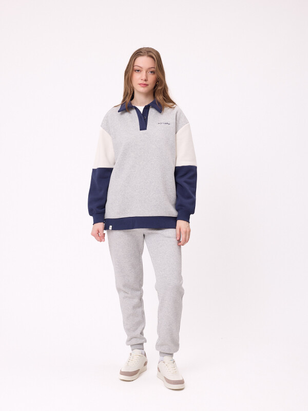 SWEATER PARKES RUSTY Gris Claro