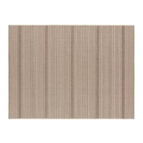 Alfombra de interior Eco-Nature - Riscas | 2.00x2.50 m Beige Marron