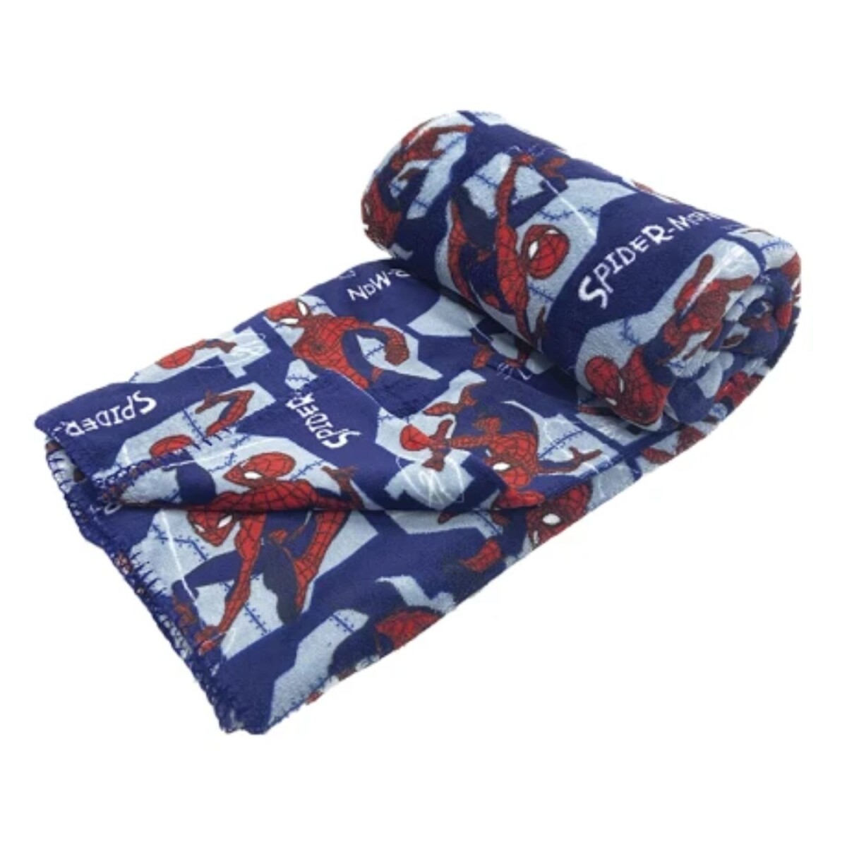 Frazada infantil de Spiderman 150x200cm - Azul 