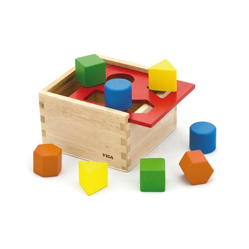 Cubo clasificador de formas de madera Viga Cubo clasificador de formas de madera Viga