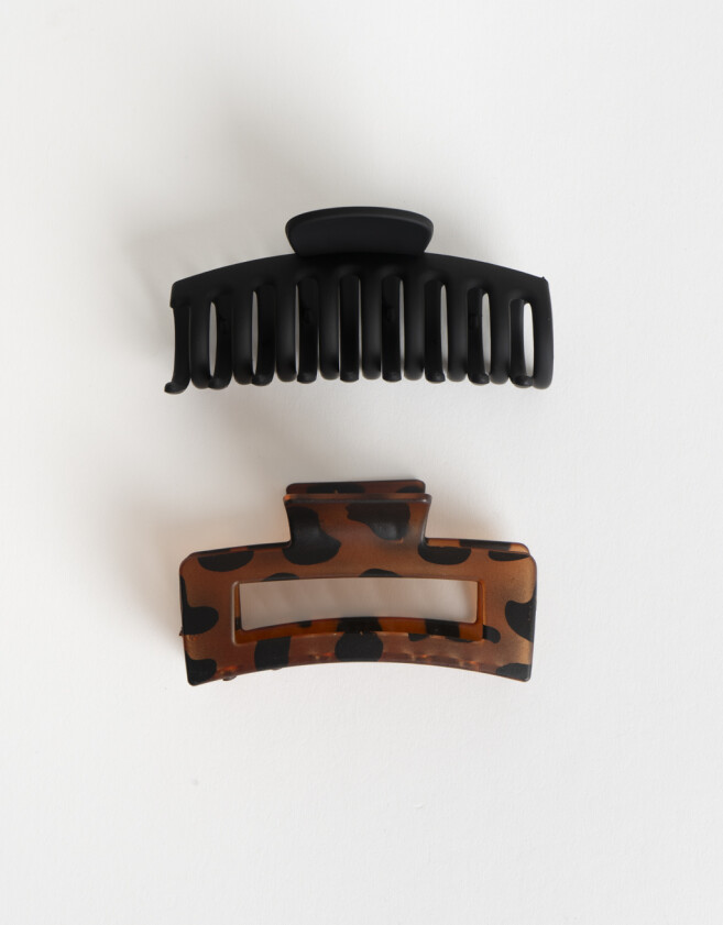 Broches Sets Carey Set De Broches Matte - Combinacion Bicolor