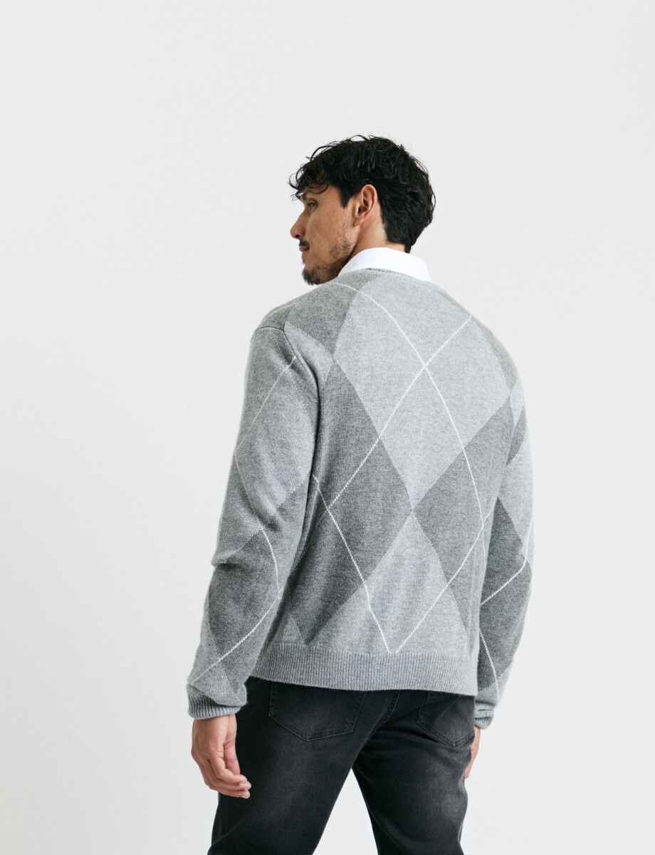 470752 SWEATER HARRY Gris Medio