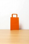 Bolsa lisa acuario 14x08x20 cm NARANJA