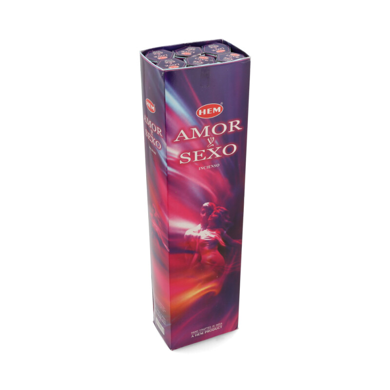INCIENSO HEM HEXAGONAL LARGA CAJA X6 Amor Y Sexo
