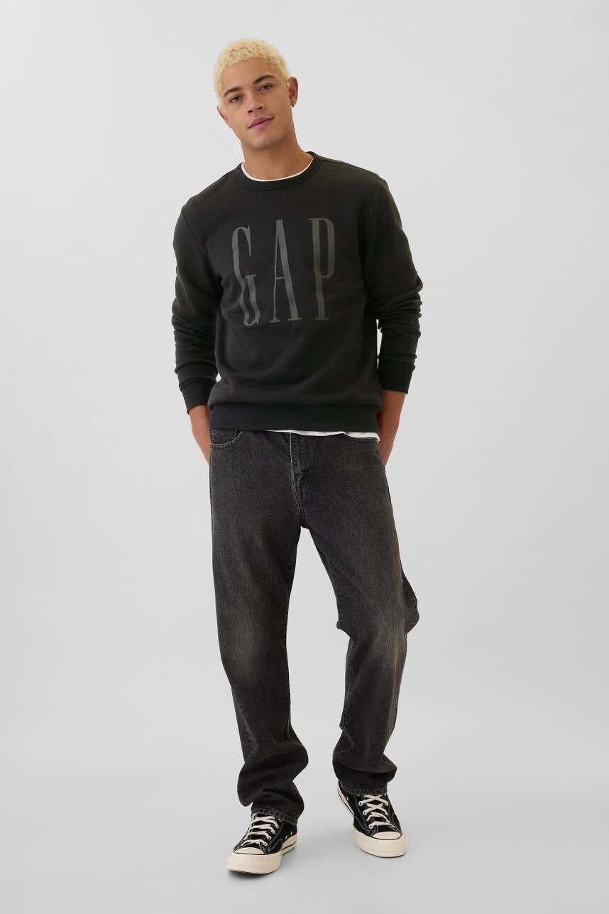 Buzo Deportivo Logo Gap Hombre Black 1