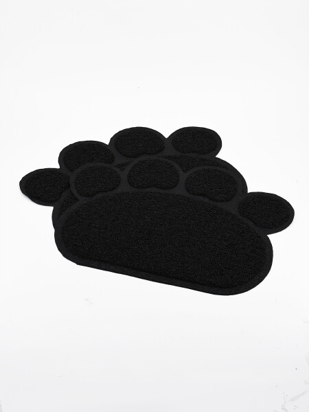 ALFOMBRA HUELLA SET X 2 NEGRO