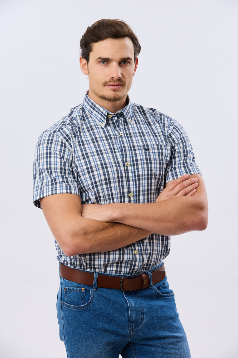 CAMISA CUADROS Azul