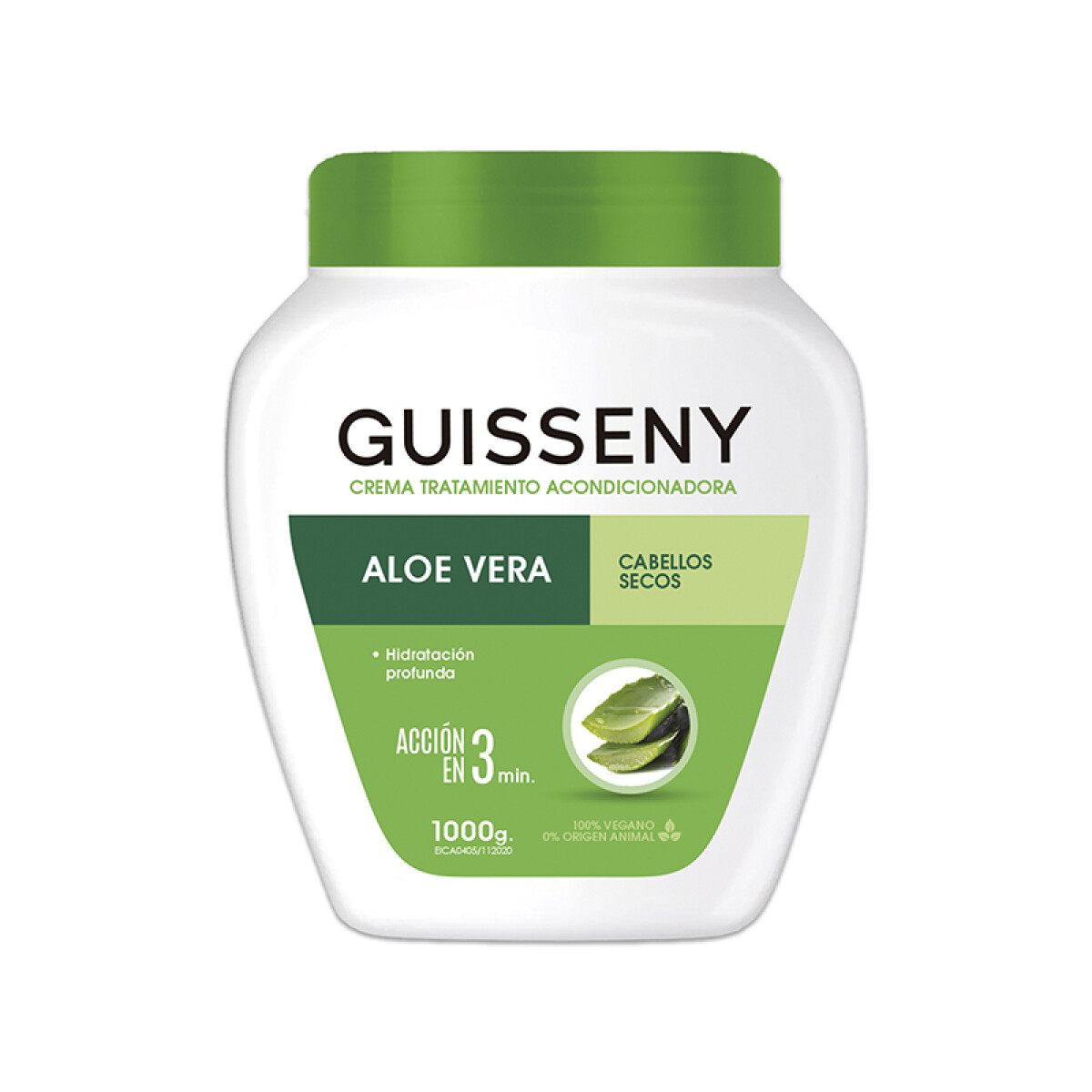 Crema tratamiento capilar 1000 g Guisseny - Aloe vera 