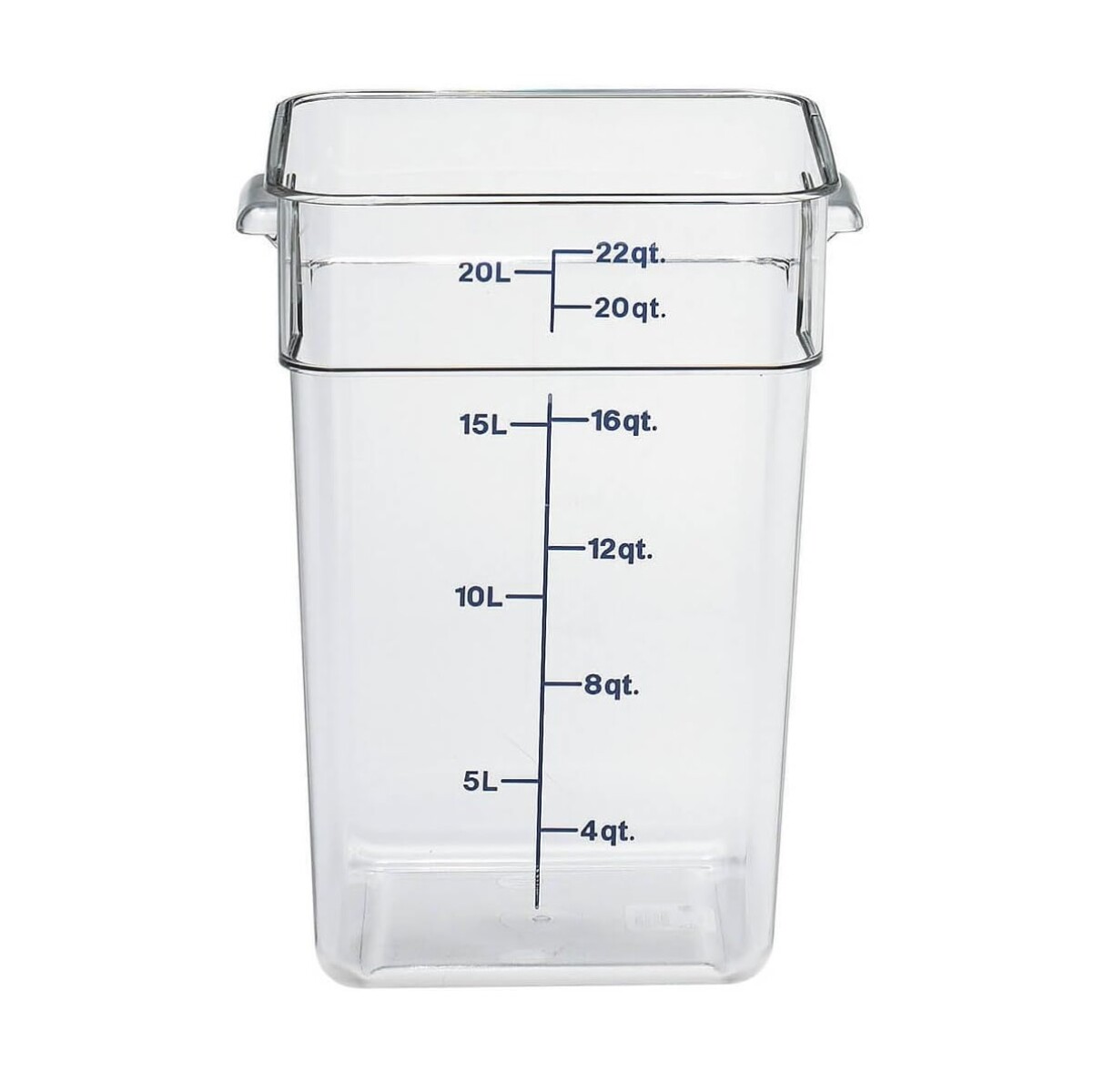 Recipiente Cuadrado Policarbonato 20,8 Litros 