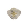 Pasa pañuelo Flor de liz-Plata y Oro -Sin piedra-PP2003 sinpiedra