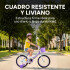 Bicicleta infantil Shengdi Rodado 18 Canasto Parrilla Hadas Color Violeta