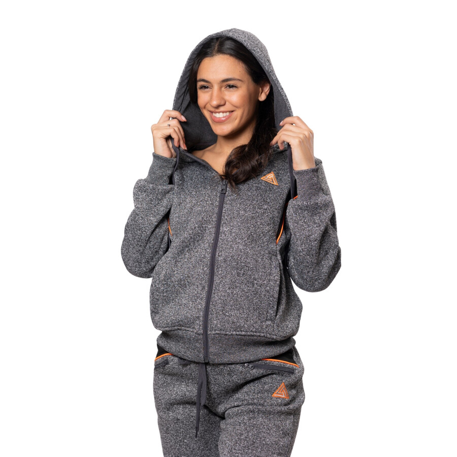 LENERGY SET FELPA GRY/ORANGE