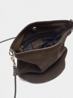 Bolso Bucket De Piel Con Bandolera marron