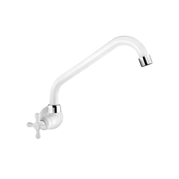 GRIFO PARED BLANCO HORIZONTAL LAGUNE VIQUA Grifo Pared Blanco Horizontal Lagune Viqua