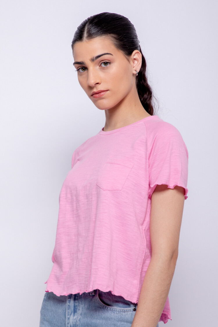 REMERA DIANA Rosa Hibisco