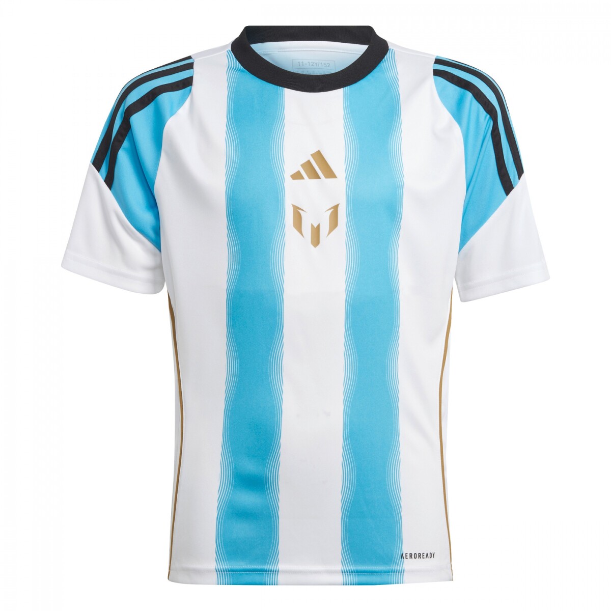 Camiseta Messi Traning de Niños - Blanco 
