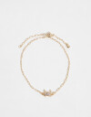 Pulseras Flexibles Strass Pulsera Con Dije De Cangrejo - Dorado